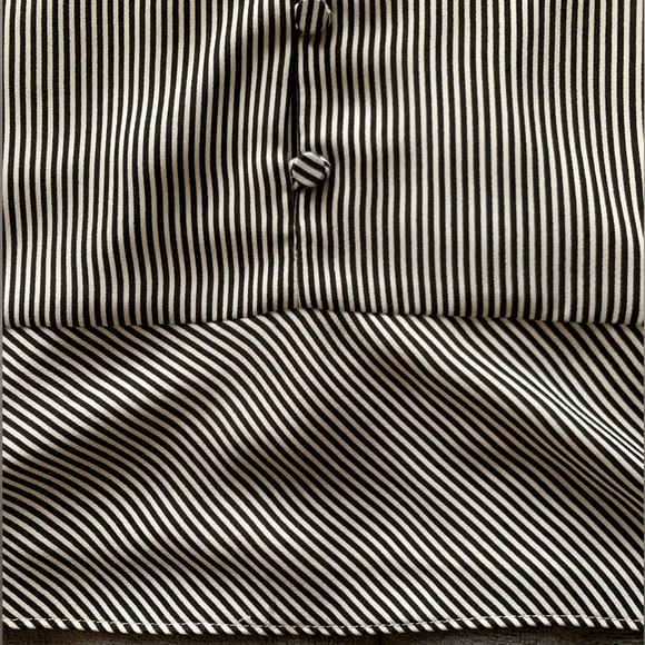 EUC Loft Striped Covered Button Peplum Strappy Cami XS - Picture 7 of 10